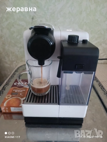 Кафемашина с капсули Delonghi Nespresso Lattissima EN 550.W, 19 bar, 1400 W, Автоматично капучино , снимка 7 - Кафемашини - 52104486