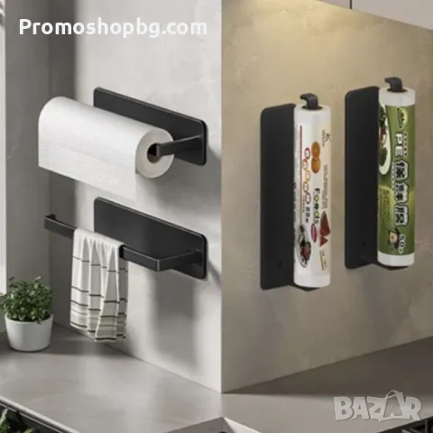 Поставка за кухненска хартия Ruhhy, черна, снимка 6 - Други - 49934020