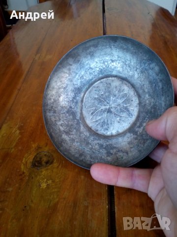 Бакърена,медна паница,чиния #2, снимка 3 - Антикварни и старинни предмети - 28319742