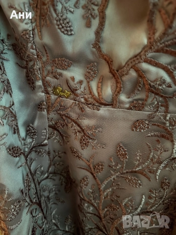 Рокля цвят пудра, снимка 4 - Рокли - 51725995