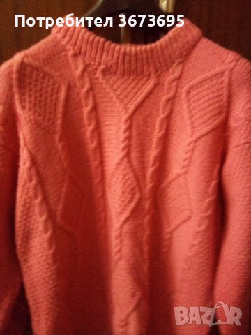 дамски пуловер ръчно изработен нов