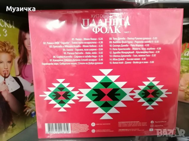 Хитовете на Планета Фолк 1ч, снимка 2 - CD дискове - 38778502