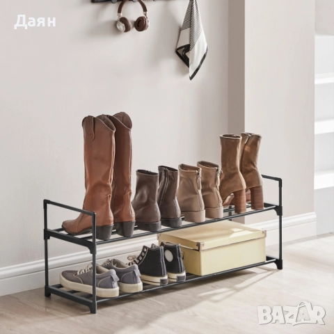 Стойка за обувки SONGMICS 2-етажна 