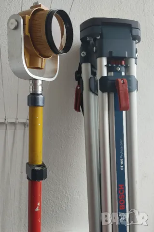 Тотална станция Topcon GTS-300 в комплект с тринога, щок и призма, снимка 9 - Други машини и части - 48352936