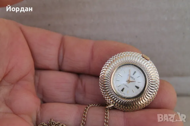 СССР дамски часовник ''Чайка'' медальон /17 камъка/, снимка 9 - Дамски - 48381882