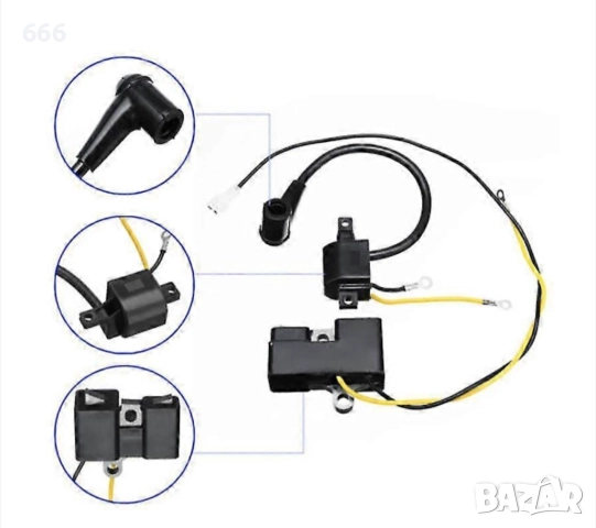 Запалителна бобина за верижни триони Husqvarna 61 162 266 Jonsered 630