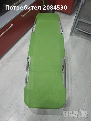 Шезлонг с двустранно регулиране 180/55см, снимка 13 - Градински мебели, декорация  - 49700978