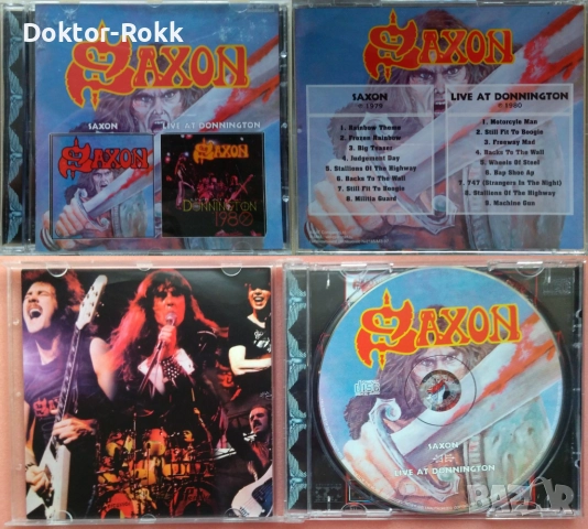 Saxon – неофициални CD издания, снимка 5 - CD дискове - 42450955