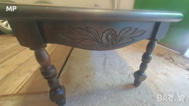 Холна кафе маса - масив и плочки, снимка 2 - Маси - 50347078