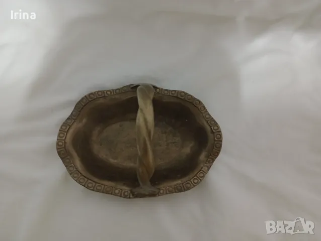 Месингова кошница, снимка 2 - Декорация за дома - 48459573