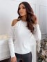 Ефектна блуза рипс , снимка 1 - Блузи с дълъг ръкав и пуловери - 43122019
