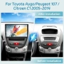 Нова 10 инча Android мултимедия Peugeot 107 / Citroen C1 4+64G CarPlay, снимка 2