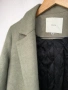 Вълнено палто цвят светла мента със сиви отенъци, М, снимка 7