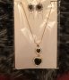 Бижута, синджир, обеци перли, колие «Сърце», комплекти, снимка 8