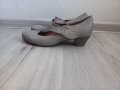 Бежови обувки естествена кожа с анатомична стелка и подметка , снимка 2