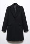 Черно палто Mango с вълна, снимка 1 - Палта, манта - 43240990