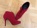 продавам велурени дамски обувки на висок ток, снимка 5
