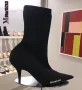 Дамски боти на ток Balenciaga👢Fandi от 36 до 41 номер Код D1387, снимка 4