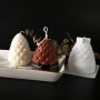 3D Шишарка ананас борче силиконов молд форма калъп свещ гипс шоколад свещи украса декор