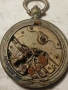 Механизъм от стар джобен часовник, снимка 1