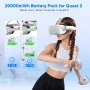 Батерия за Oculus Quest 2, Kinwin 20000mWh Разширена батерия за Meta Quest 2, 10W, снимка 2
