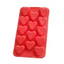 5516 Силиконова форма за лед Сърца, Мечета Грозде, Плодове, снимка 5