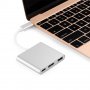 USB-C хъб Thunderbolt 3 адаптер USB C към HDMI съвместим 4K докинг станция PD зареждане за MacBook, снимка 4