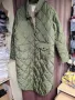 дълго зелено яке+ грейка, 2 в 1- М размер., снимка 1