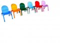 Столче детско (500605) Цветове:  зелен, червен Размер:  31х22х50см размер на кашона:  1.17x0.40x0.36