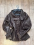 Кожено яке 100% естествена тъмно кафява кожа дамско кожено яке, снимка 6