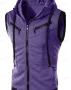 Мъжка жилетка без ръкави с качулка, 6цвята , снимка 2