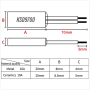 KSD-01F,KSD9700,термореле 16A 250V термостат биметален 0℃/5/10/55/65/75/80/95/150/180/200/230℃, снимка 2