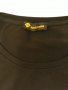 BUTIK BAMB - тениска бутикова , памук и кожа 78, черна с къс ръкав, елегантна и ефектна,с кожен шилд, снимка 3