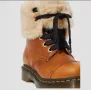 DR. MARTENS Aimilita FL Fur-Lined GRIZZLY  номер 38 кожени топли   ботуши боти , снимка 6