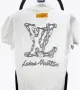 Louis Vuitton бяла мъжка тениска , снимка 2