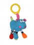 Забавна бебешка плюшена играчка Трептяща кравичка с клипс / Lorelli Toys