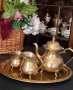 Старинен комплект от месинг , снимка 1