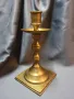 МАСИВЕН ВИСОК БРОНЗОВ СВЕЩНИК, снимка 1