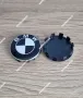 Цялостен комплект емблеми и капачки за джанти на БМВ / BMW Бяло-черни, снимка 7