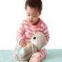 Интерактивна играчка Детска играчка Плюшена дишаща видра Fisher Price СПЯЩА ЗВУК И СВЕТЛИНИ бебешка, снимка 3