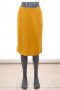 Комплект от пола и блуза в цвят горчица марка La Aurora - 3XL, снимка 5