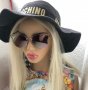  Дамски слънчеви очила тип котка 27, снимка 6