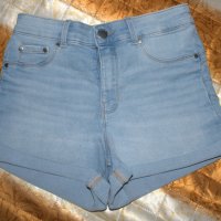 Къси сини панталонки, снимка 1 - Къси панталони и бермуди - 43793952