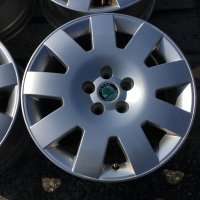  17" джанти 5х112 Шкода Супърб Skoda Superb Оригинал! , снимка 3 - Гуми и джанти - 26840899