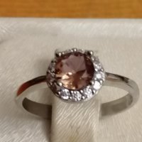 Предлагам сребърни пръстени със Султанит, снимка 2 - Пръстени - 42968743