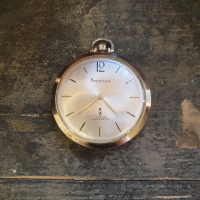 Джобен Часовник Мъжки Preziosa Позлата, снимка 1 - Колекции - 44911247
