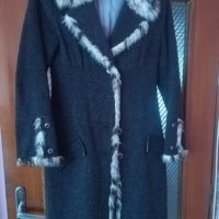 2 бр.дамски елегантни палта в тъмносиво,черно, снимка 1 - Палта, манта - 44139577
