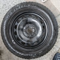 Висок клас Зимни гуми Dunlop + VW 16" джанти, снимка 3 - Гуми и джанти - 38327521