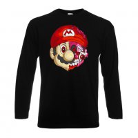 Мъжка тениска Mario Zombie 5 Игра,Изненада,Подарък,Празник,Повод, снимка 2 - Тениски - 37237925