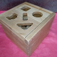 Дървен сортер- образователна играчка , снимка 2 - Образователни игри - 39658772